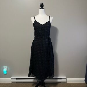 Long Tall Sally Geo Lace Sundress Black